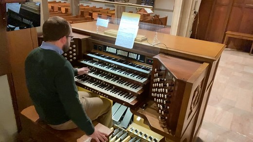 Prelude and Fugue in A major, BWV 536 by J.S. Bach, played by Brent te Velde