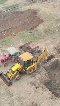 JCB Excavator in Action: The Building Machines