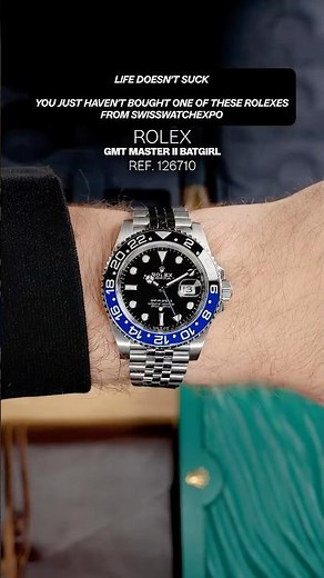 Life doesn’t suck. You just need a Rolex 👑 | SwissWatchExpo