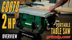 8.6K views · 45 reactions | Check out our awesome G0870 Portable Table Saw with Roller Stand More details available on our website at: https://bit.ly/2J4DlAG | Grizzly Industrial, Inc. | Facebook
