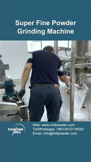 Super Fine Powder Grinding Machine, Food Industry Powder Making Machine - Mill Powder