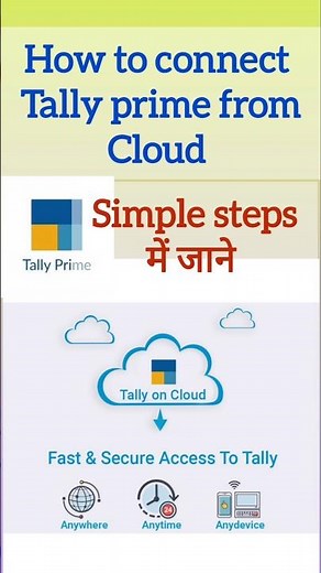How to connect tally from tally cloud #tallyprime5 #cloud #tallycloud