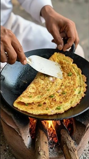 How to Make a Simple Omelette 🍳 #food