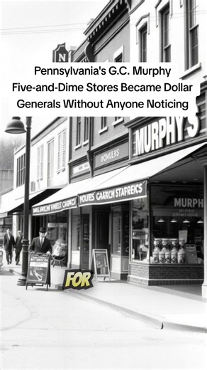 Pennsylvania's G.C. Murphy Five-and-Dime Stores Became Dollar Generals Without Anyone Noticing GC Murphy, Murphy five and dime, Pennsylvania variety stores, Murphy's lunch counter, McKeesport Pennsylvania, dead retail chains, five and dime stores G.C. Murphy started in McKeesport in 1906 and became the essential five-and-dime store in small Pennsylvania towns with lunch counters and household goods. The chain survived until 2001 before quietly converting to Dollar Generals, erasing 95 years of l