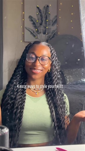 Which of these twist styles is your favorite? 😍😍 🎥 credit: @TyasiaRenae✨ (check out her tiktok for amazing hair and beauty content!) Follow us for daily braids inspo, tips, tutorials and more 💗 #fyp #twistshairstyle #braidstutorial #braidstyles #blackgirlhairstyles #jumbotwists