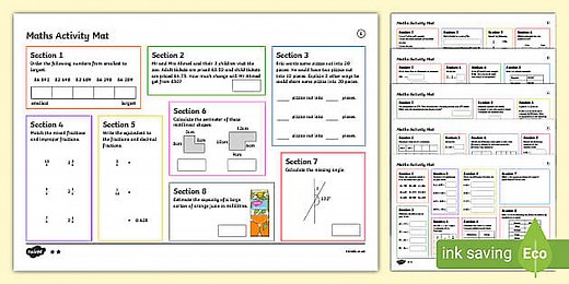 Year 5 Autumn 1 Maths Activity Mats