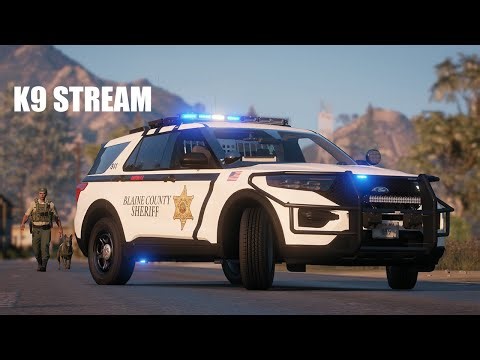 Our first K9 patrol in GTA 5 with Policing Redefined. LSPDFR