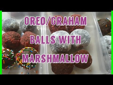 Oreo/Graham Balls with Marshmallow Munchkins for Snacks, Business and Earn Money| Patok pangnegosyo