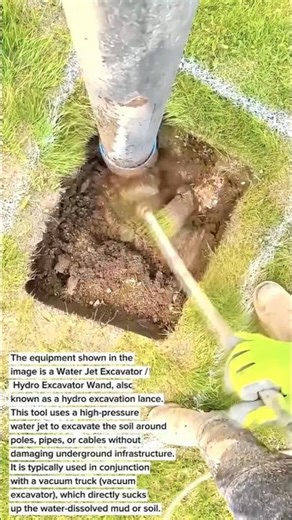 Hydro Excavation Wand | Safe Underground Digging with High-Pressure Water