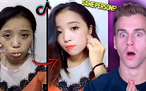 半张脸妆前妆后惊人变身【Reaction Time】