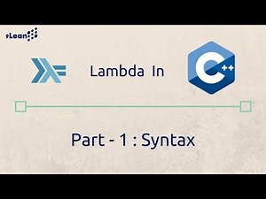 Modern C++ lambda | The Lambda Syntax | C++11 C++14 C++17 C++20 C++23