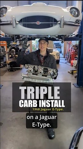 Installing the Most Beautiful Carburetors Ever Made: Jaguar E-Type