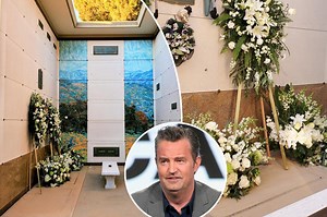Matthew Perry buried in private, star-studded plot after funeral service