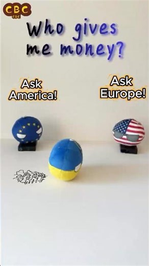 Who Gives Ukraine Money? 🇺🇦💸 | Countryballs Political Humor