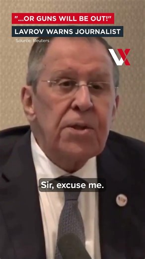 "Surrender Your..." Lavrov’s Sarcastic "Gun" Warning To Journalist Sparks Online Debate | VERTEX