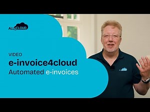 e-invoice4cloud: Automated e-invoicing with SAP Business ByDesign | all4cloud