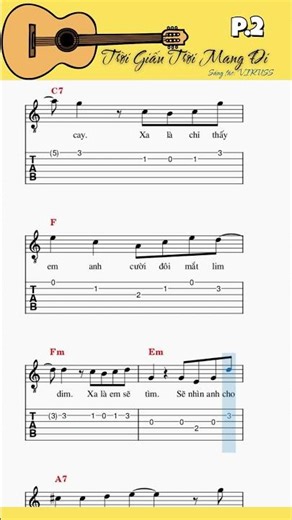Trời Giấu Trời Mang Đi (P.2) - tab guitar