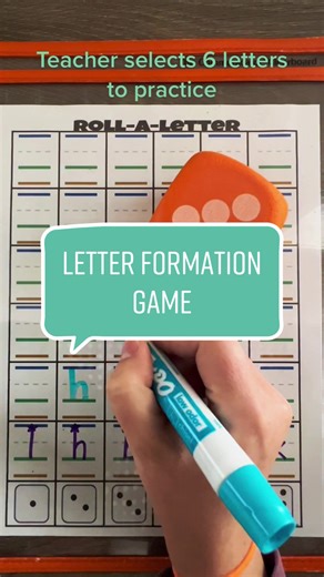 Letter formation takes time and practice to reach automaticity. #structuredliteracy #literacystar #scienceofreading #phonicsfun