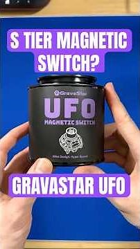 Best HE Switches I've Tried Yet! Gravastar UFO Sound Test #keyboardasmr #soundtest #gravastar