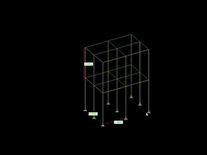 Staad Pro for beginners (episode 6). How to model a frame (method 3).