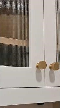 Shaker Cabinet Door with Glass Build #woodworking #wood #shaker #paint #brass #shed #diy