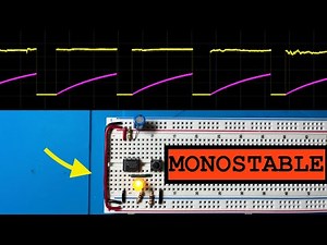 555 timer circuit - MONOSTABLE - Tutorial | 4k HD