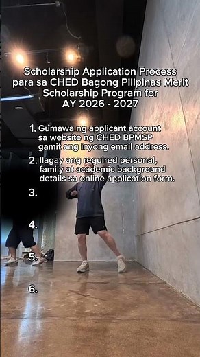 Scholarship Application Process for CHED Bagong Pilipinas Merit Scholarship Program!