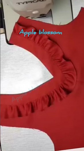 frock neck design cutting and stitching ideas #easystich #diy #diynstitch #frillneckdesign