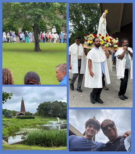 2.1K views · 192 reactions | Magnificent Mass and Celebration of the Apparitions of Our Lady of Fatima. @BlueArmyShrine  | Joe Piscopo | Facebook