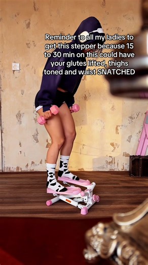 30 mins a day on this mini stepper is all is takes sis 🥰#ministepper #stepperworkout #momsfitness #tiktokshopcreatorpick #tiktokshopholidayhaul