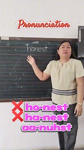16K views · 162 reactions | Pronunciation honest (aa-nuhst) #english #education | Teacher Anne | Facebook