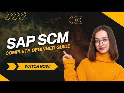 SAP SCM for Beginners | Complete Introduction with Real-World Examples