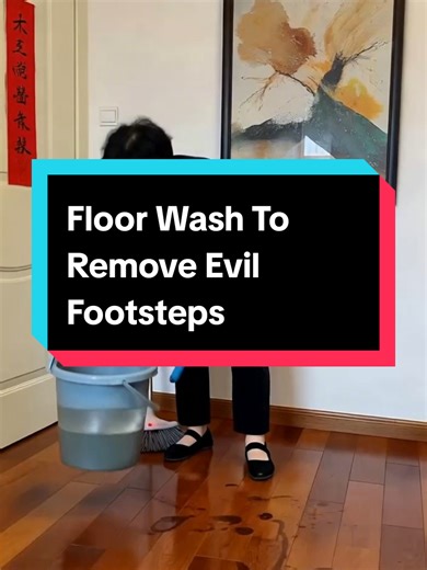 Floor Wash Recipe to Remove Evil Footsteps