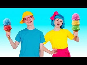 Ice Cream Song 🍨 Which Flavour Do You Want? + More Kids Songs | Poli and Nick