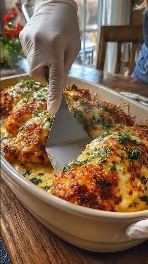 🍗 Creamy Cheesy Baked Chicken Breast #easyrecipes #recipe #dinnerideas #cooking