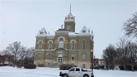Fairbury reports seven inches of snow since Saturday in first major storm of the season