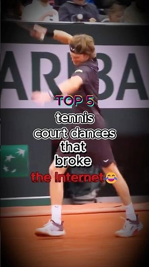 TOP 5 Tennis Court Dances That Broke the Internet 💃🔥#shorts