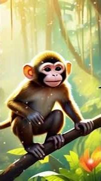 The Clever Little Monkey 🐒 | Moral Nursery Rhyme for Children in French | Educational Song Rhymes