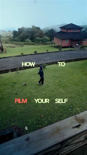 1.6M views · 53K reactions | How To Film Yourself 蘭 1. Use a tripod 2. Walk away and towards the camera 3. Look away from the camera when filming) (scan the area look ) 4. Be free nobody cares about you, just film! #filmmaker #filmmaking #cinematic #akthawicked | Akthawicked | Facebook