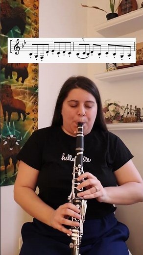 Learn how to play the clarinet part to Molly on the Shore by Percy Grainger! #shorts