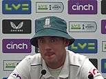 Stuart broad speaks to press after becoming first to claim 150 Ashes wickets