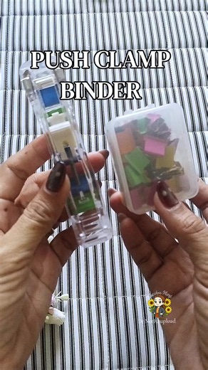 Push CLAMP Binder for Paper: Quick School Clamp Solution