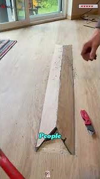 "How to Replace a Damaged Floor Plank Without Tearing Up the Whole Floor!"#DIYHomeRepair