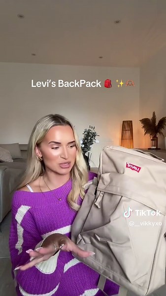 Perfect for travelling, camping or as a Christmas/birthday gift 🎁 #rucksack #backpack #levisbackpack #backtoschoolbag #tiktokmademebuyit