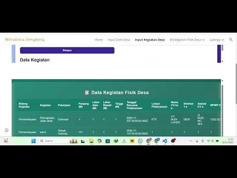 Cara membuat desain rab pekerjaan rabat beton dengan aplikasi MITRADESA