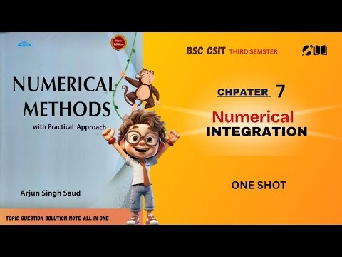 Numerical Integration| Chapter 7 | Numerical Method | One shot |: #csit #gyanwala