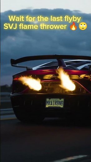 You can't miss out this Lamborghini Aventardor SVJ GINTANI luad Flames ,#trendingshorts