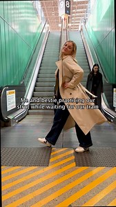 It's like a runway 👯‍♀️🚝 #Transperth #TrainStation #Trains #Perth #DelayedTrains #Strut | Transperth