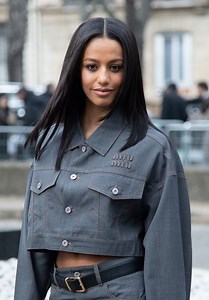 Shalom Brune-Franklin – Miu Miu Show at Paris Fashion Week 03/07/2023 • CelebMafia
