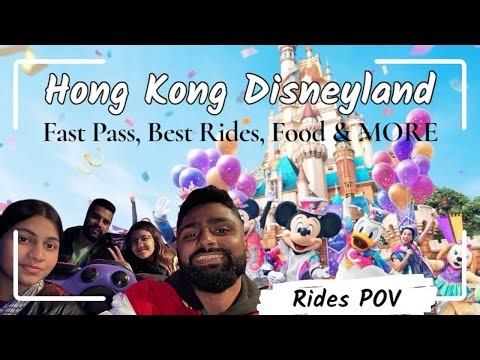 Hong Kong Disneyland | Best Rides POV | New Year 2026 Celebration in Hong Kong | Punjabi Vlog